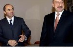 The presidents of Armenia and Azerbaijan, Robert Kocharian and Aliyev Ilche​​. Source: RFE / RL (c) 2004