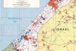 Gaza Strip with high support for Hamas. Map - Source: http://www.lib.utexas.edu