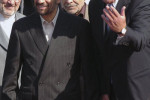 Armenian Foreign Minister Vardan Oskanian and President of Iran Mahmoud Ahmadinejad. Source: REUTERS