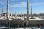 Mosque Masjid al-Nabawi, Medina, Saudi Arabia. Source: Wikipedia.org